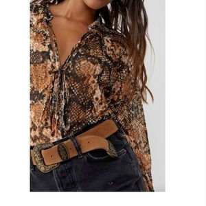 Free People Out For The Night Top Size XL